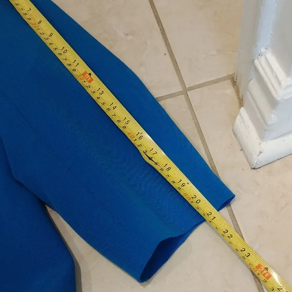 Vintage Plus Size Jones Studio Vibrant Blue Blazer - Picture 4 of 9